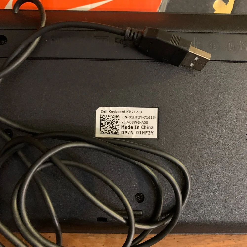 DELL-black KB212-B USB 104 Quiet Key Keyboard